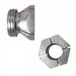 RACCORDO 3/8" UNIVERSALE A STRINGERE PER RESISTENZA CANDELETTA diametro 9,9 o 10mm